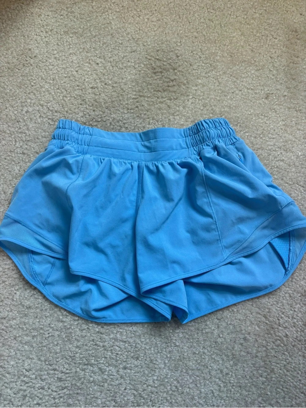 lululemon athletica Sky Blue Athletic Skort Shorts
